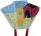 In the Breeze Coloring Sled 18 Inch Kite - 50 Piece Party Pack -Single Line Kite-Includes Crayons, Kite Line and Bag-Creative Fun for Kids and Adults